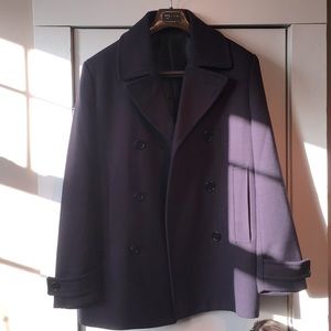 H&M Men’s Overcoat 40R Navy